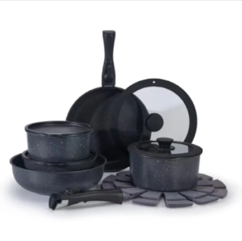 15-Piece Non-Stick Medical Stone Pan Set Mimarta