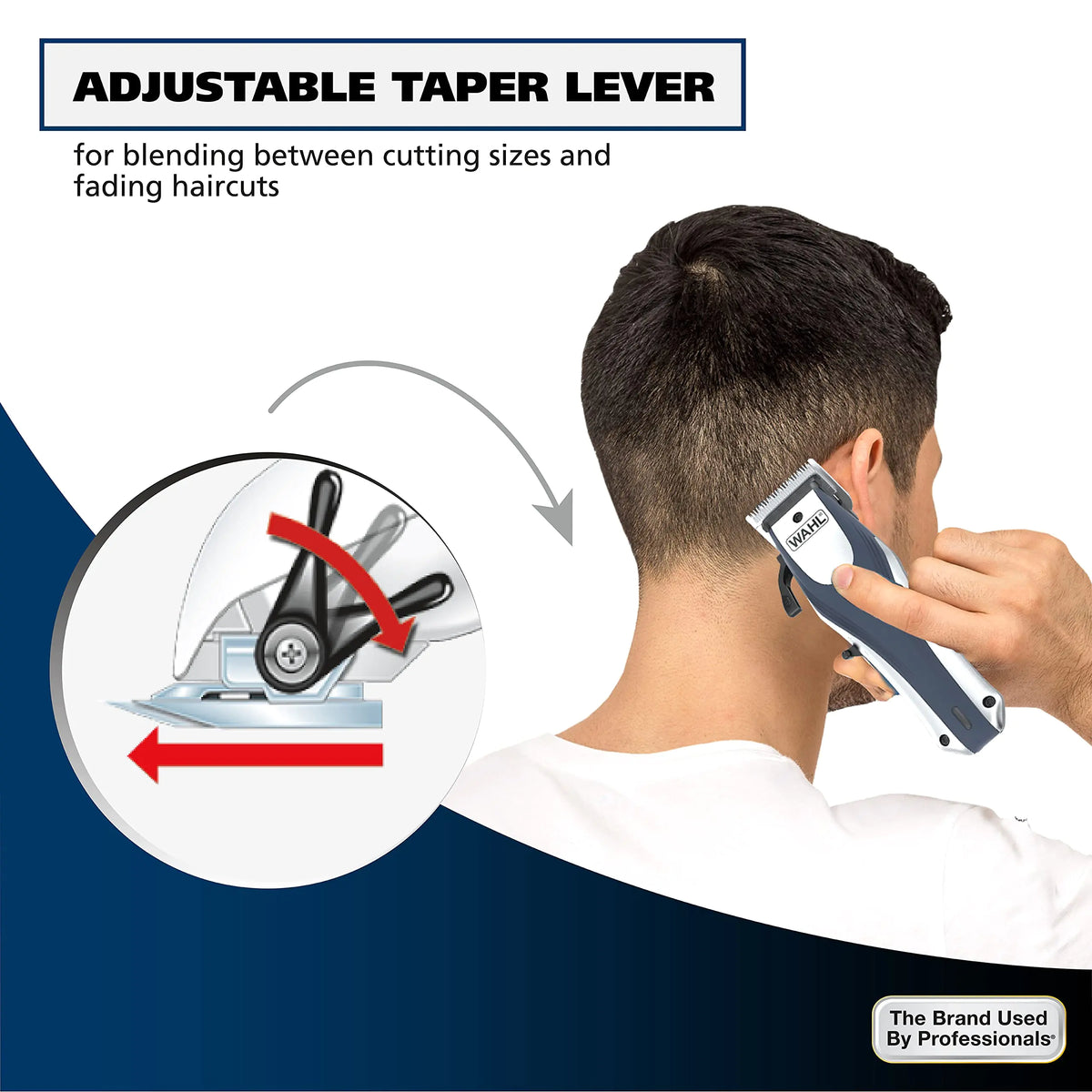 Wahl Lithium Ion Pro Rechargeable Cordless Hair Clippers for Men, Woman, &amp; Children with Smart Charge Technology for Convenient at Home Haircutting - Model 79470 Sliver 22 Piece Set Rieworkes