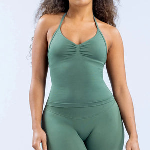 Matte Nylon Seamless Sports Vest Top Rieworkes