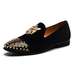 JITAI Men Loafers Mens Velvet Loafers Shoes and Wedding Shoes for Men Party ShoesBlack/0113 US Mimarta