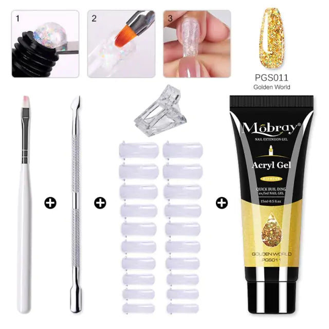 Poly Nail Gel Set Rieworkes