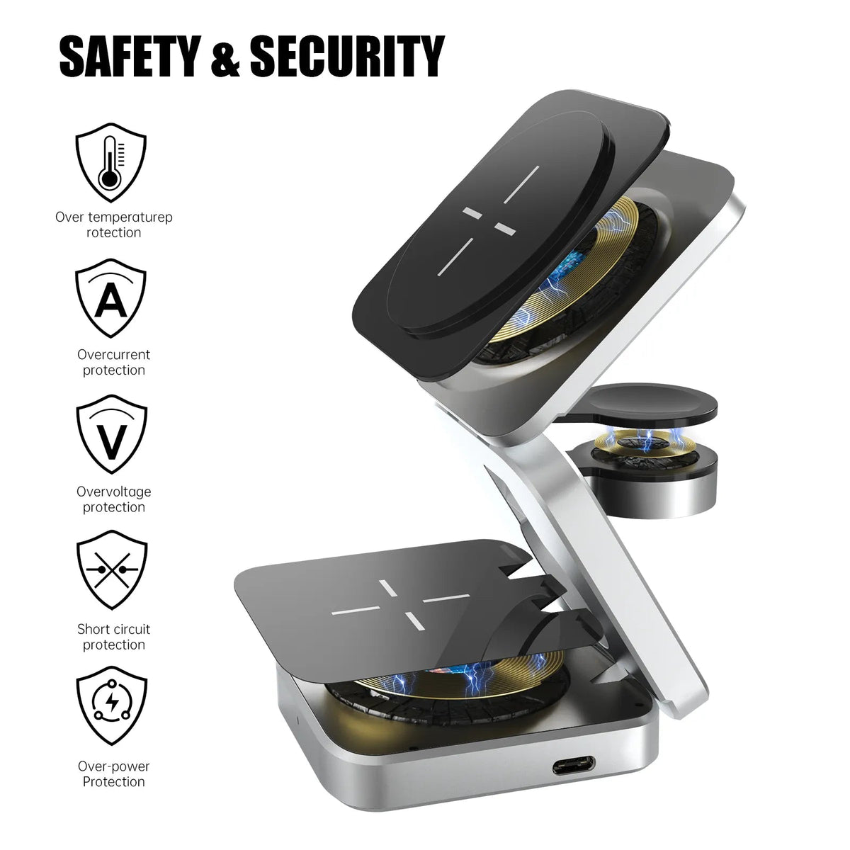 3 in 1 Wireless Charging Station - Rieworkes