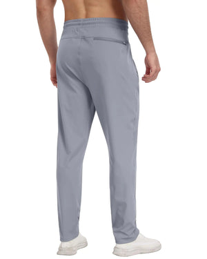 3 Pack Mens Athletic Sweatpants with Zipper Pockets,Workout Gym Joggers Pants for Men Running Jogging Pants 3 Packs - black/Dark Gray/Light Gray XX - Large - Rieworkes