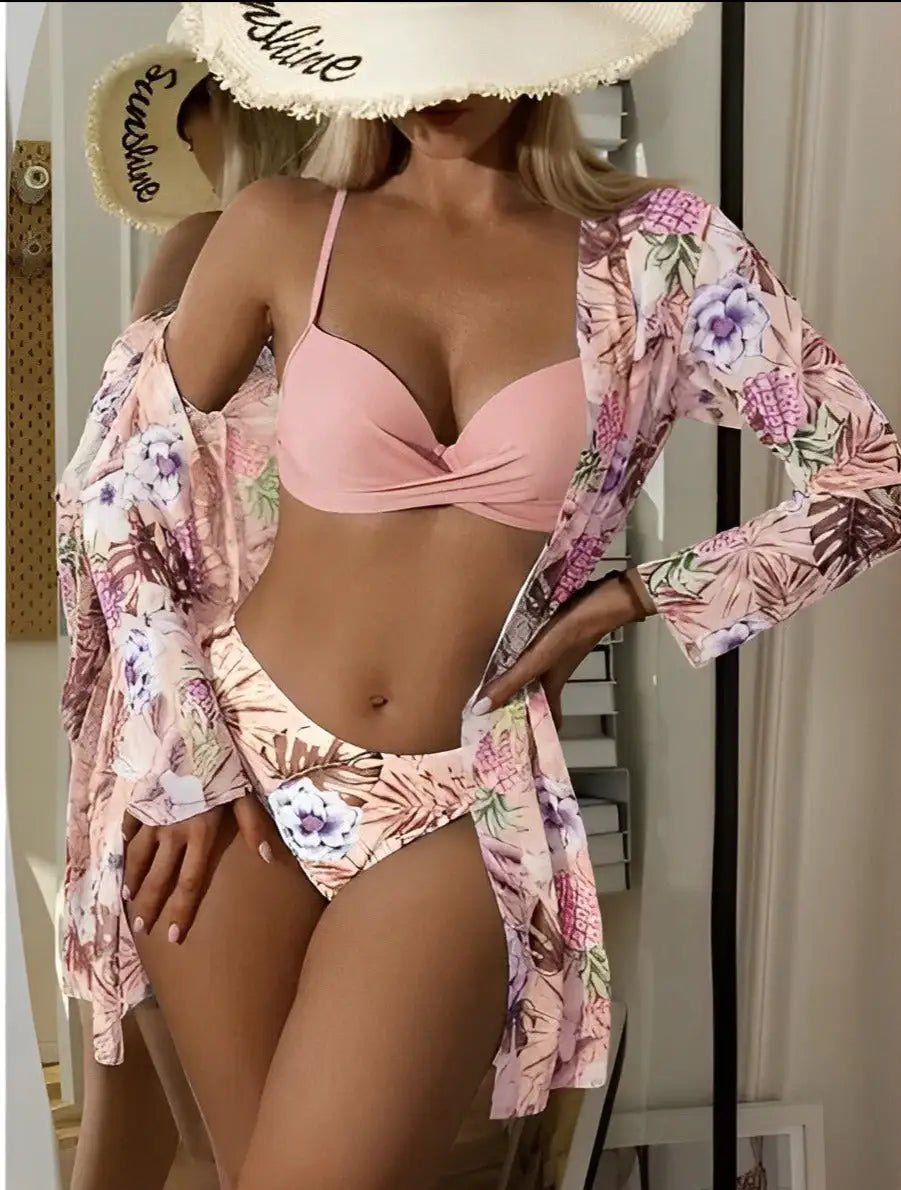 3 Piece Bikini Set - Rieworkes