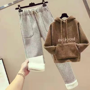 Autumn Winter Fashion Set for Women - Hoodie & Pants Mimarta