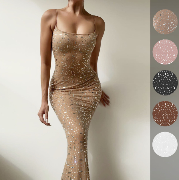 Marilyn Monroe Dress - Sexy Rhinestone Mermaid Gown Mimarta