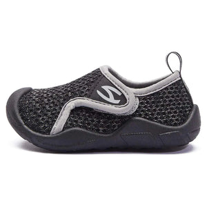 GUBARUN Toddler Boys Girls Sneakers Kids Lightweight Tennis Shoes Breathable 11 Little Kid Black/Grey Rieworkes