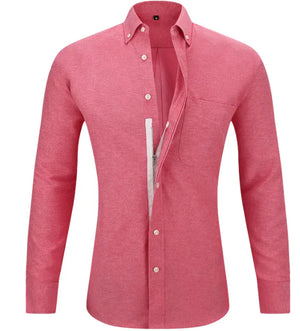 Men's Business Shirt Solid Color Rieworkes