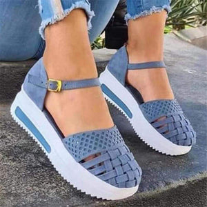 Women's Summer Fashion Thick Bottom Toe Cap Sandals Mimarta