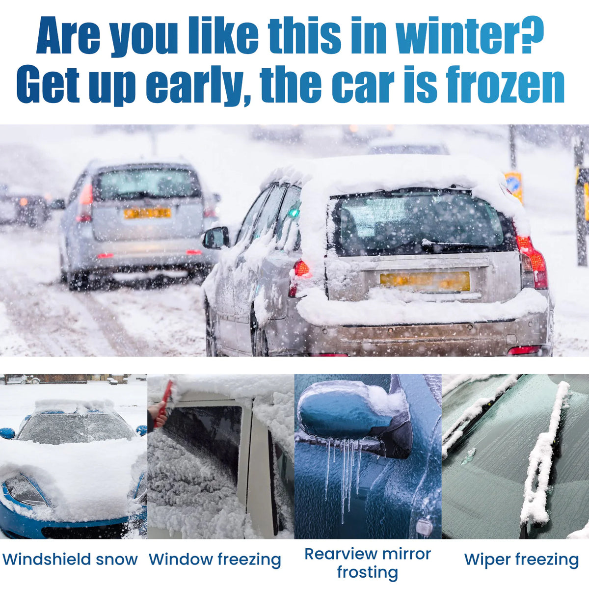 Winter Car Glass Ice & Snow Melting Agent Mimarta