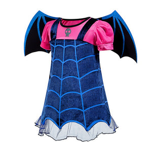 Vampire Girl Costume Dress for Kids - Halloween Outfit Mimarta