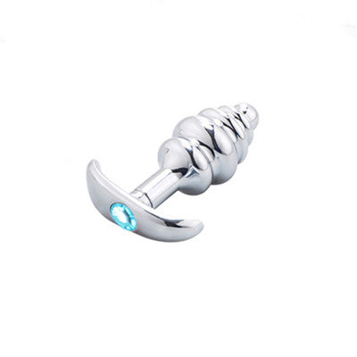 Metal Threaded Anal Plug for Adult Pleasure Mimarta