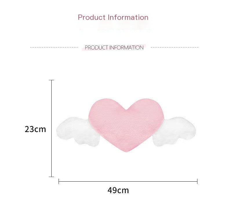 Car Headrest Neck Pillow with Heart Design and Support Mimarta