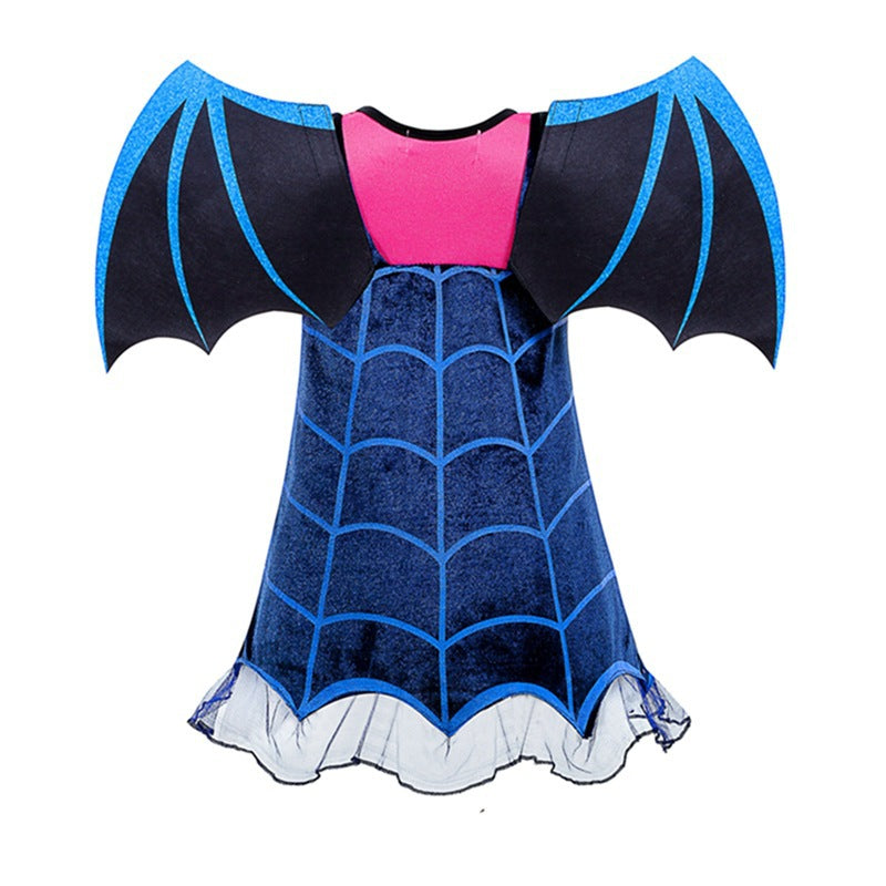 Vampire Girl Costume Dress for Kids - Halloween Outfit Mimarta
