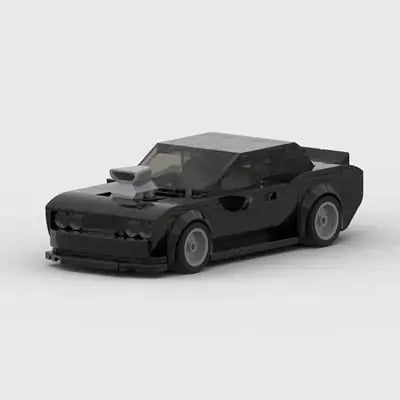 MOC Dodge Challenger Building Blocks Brick Rieworkes