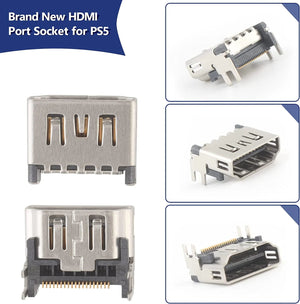 5 Pack OEM HDMI Port Connector Socket Replacement For Sony PlayStation 5 PS5 USA - Rieworkes