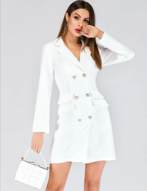 Buttoned suit jacket dress Mimarta