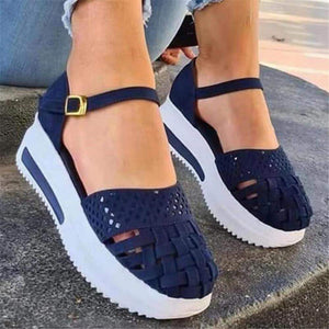 Women's Summer Fashion Thick Bottom Toe Cap Sandals Mimarta