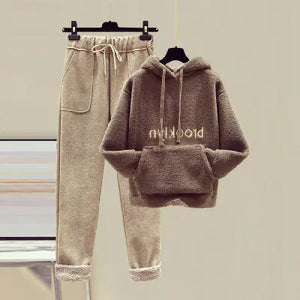 Autumn Winter Fashion Set for Women - Hoodie & Pants Mimarta