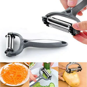 Quick Prep 3 in 1 Veggie Peeler, Slicer & Shredder Mimarta