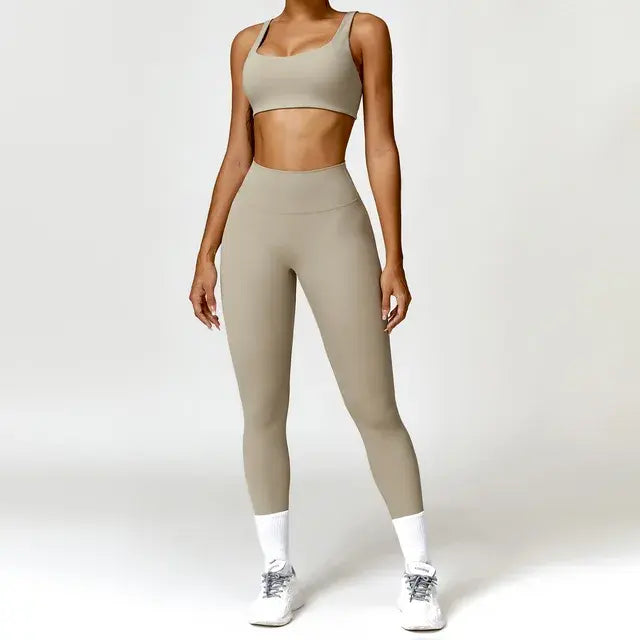 2 Pieces Women's Yoga Tracksuit Rieworkes