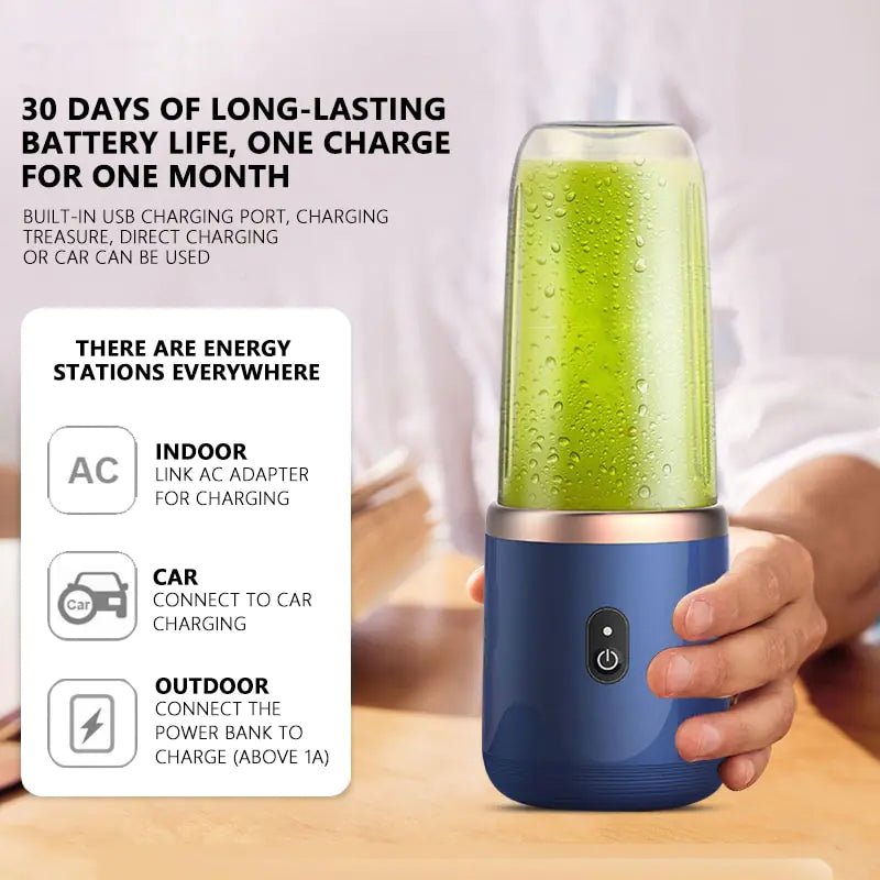6 Blades Portable Juicer Blender - Rieworkes