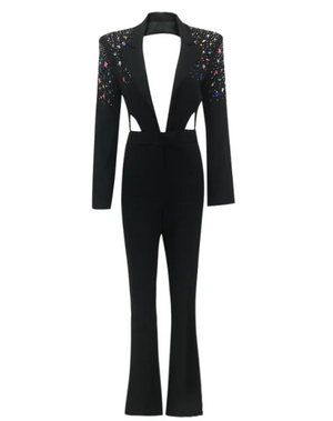 Elegant Long-Sleeve Jumpsuit Mimarta