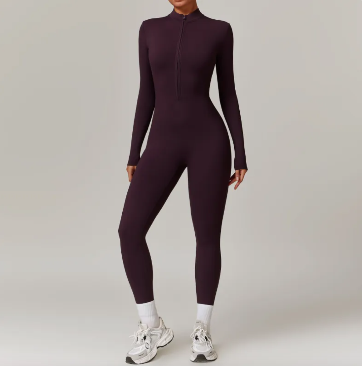 Women's Warm Zipper Yoga Jumpsuit Mimarta