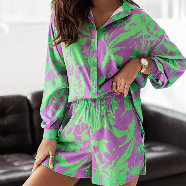 Julie Shorts and Shirt Set Rieworkes