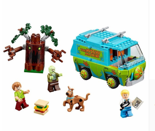 "Mystery Machine Puzzle Assembly Building Toy" Mimarta