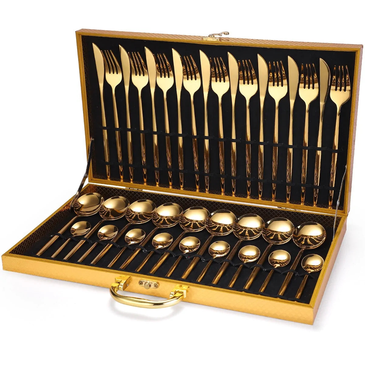 24 Pieces Luxury Cutlery Set Rieworkes