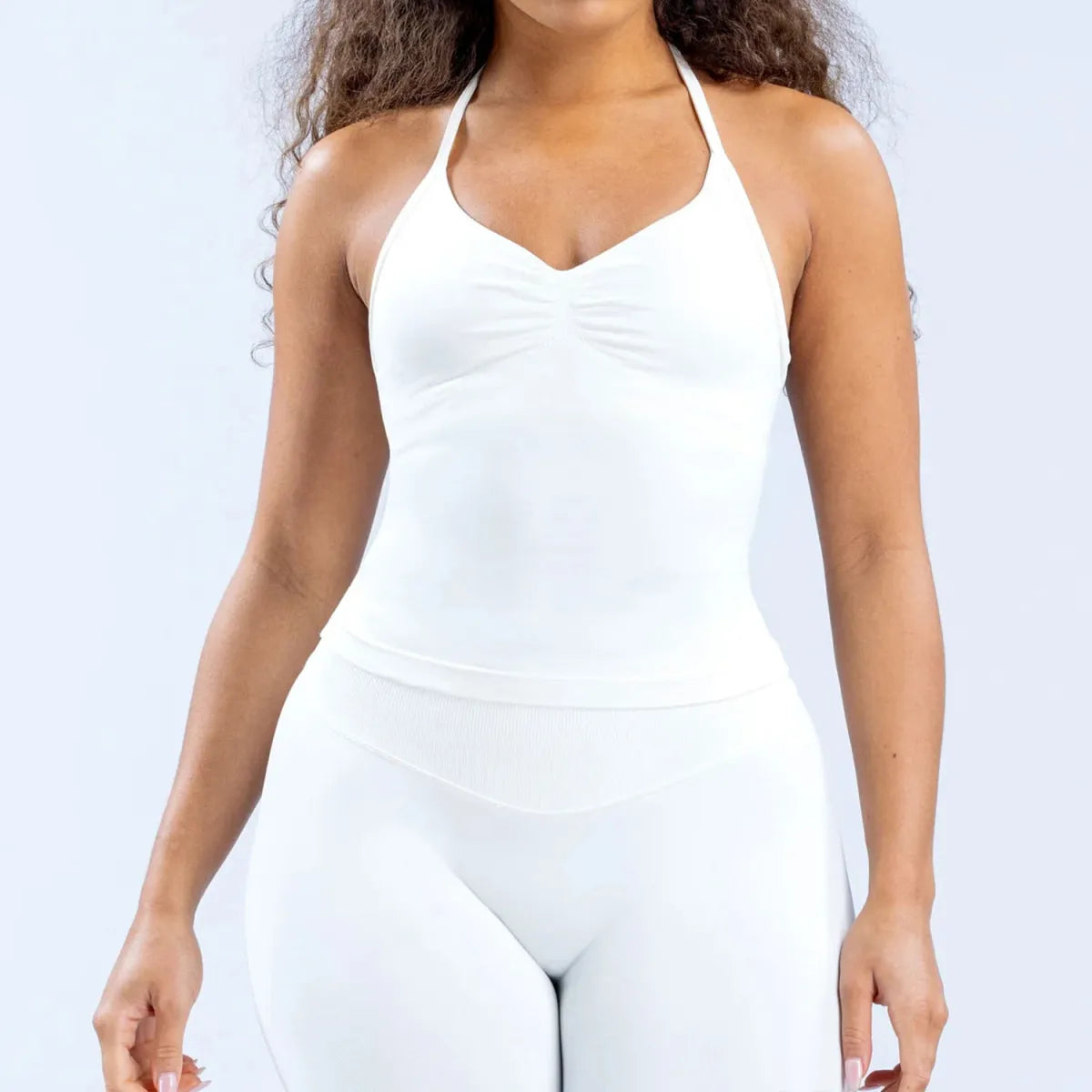 Matte Nylon Seamless Sports Vest Top Rieworkes