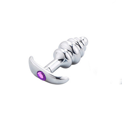 Metal Threaded Anal Plug for Adult Pleasure Mimarta