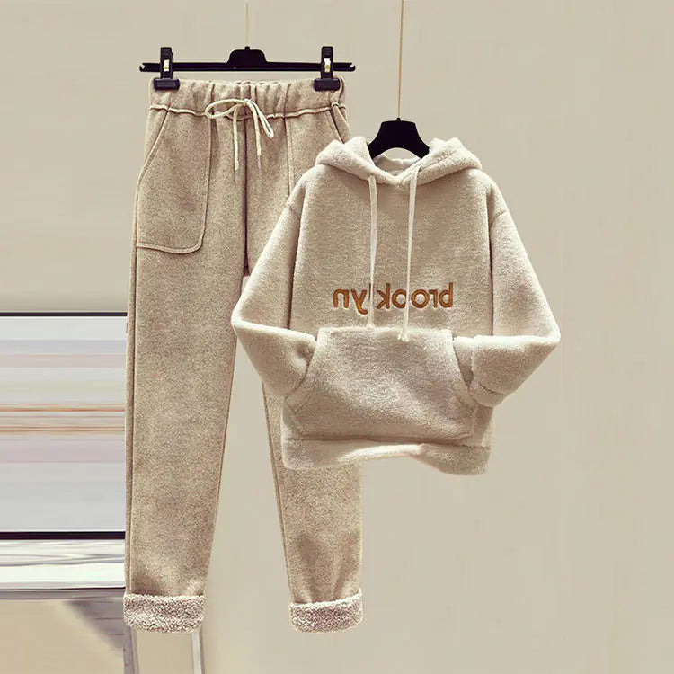 Autumn Winter Fashion Set for Women - Hoodie & Pants Mimarta