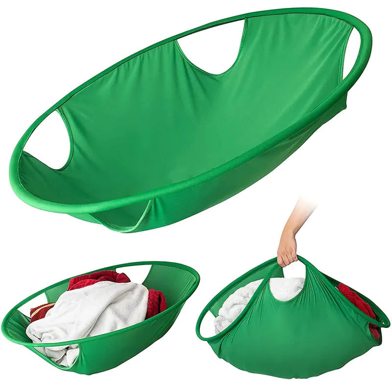 Portable Round Clothes Laundry Hamper Rieworkes