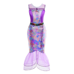 Halloween Mermaid Dress for Girls - Ariel Style Mimarta
