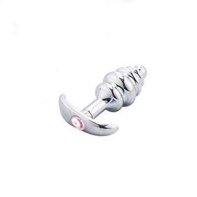 Metal Threaded Anal Plug for Adult Pleasure Mimarta