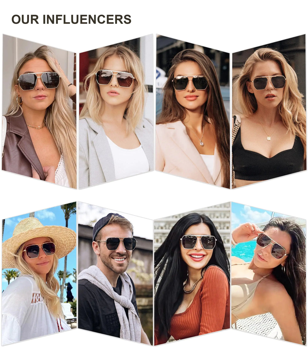 SOJOS Retro Oversized Square Polarized Sunglasses for Women and Men Vintage Shades UV400 Classic Large Metal Sun Glasses Silver/Grey Rieworkes