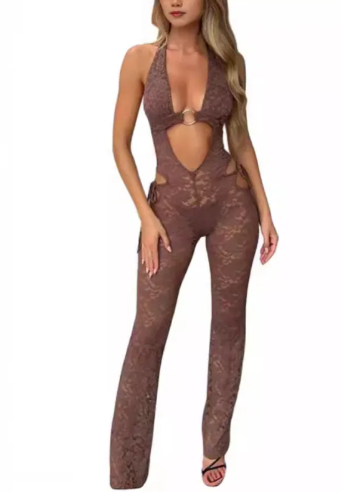 Halter One-Piece Jumpsuit for Women Mimarta