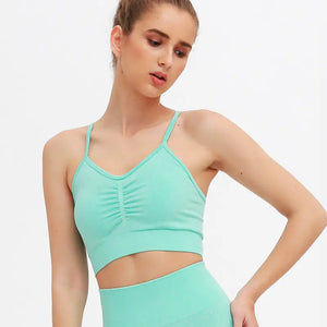 2020 New Cross-Border Yoga Outfit - Crop Top & Bra Mimarta