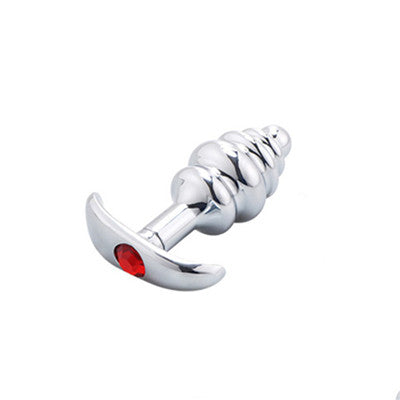 Metal Threaded Anal Plug for Adult Pleasure Mimarta
