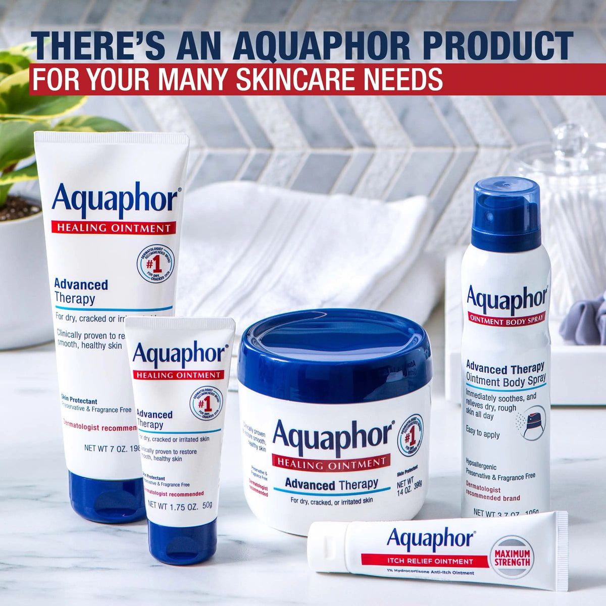 Aquaphor Healing Ointment Advanced Therapy Skin Protectant, Body Moisturizer for Dry Skin, Minor Cuts and Burns, Dry Cuticles, Cracked Heels, Hands and Lips, 7 Oz Tube Rieworkes