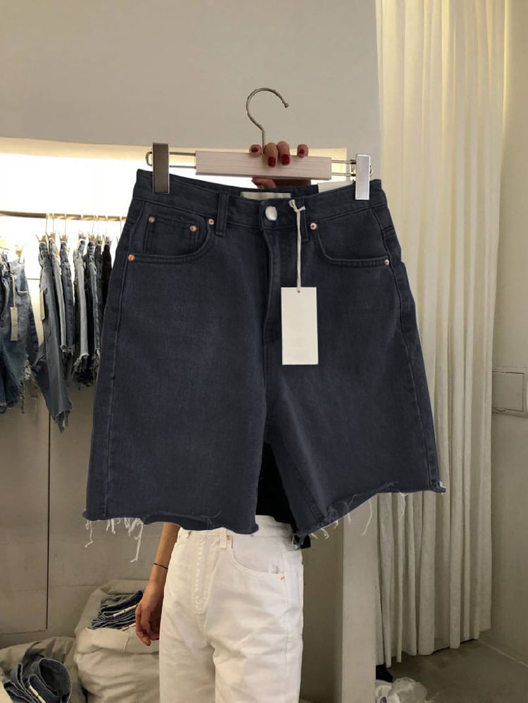 Loose Casual Women's Five-Point Denim Shorts Mimarta