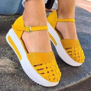 Women's Summer Fashion Thick Bottom Toe Cap Sandals Mimarta