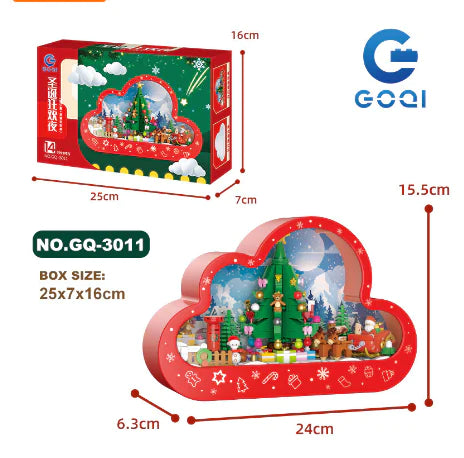 Merry Christmas Tree Cloud Mirror Model Rieworkes