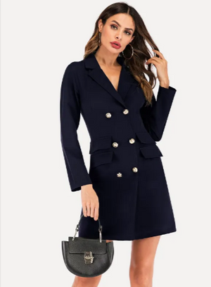 Buttoned suit jacket dress Mimarta