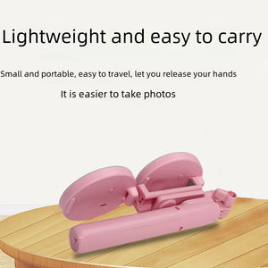 J861 Dual Light Bluetooth Selfie Stick with Tripod & LED Ring Light Mimarta