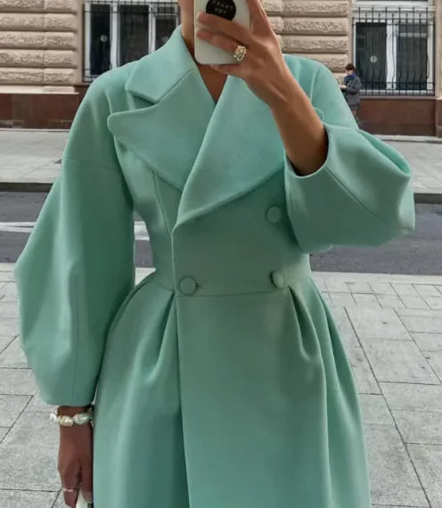 Vintage Court Lantern Sleeves Large Lapel Jacket Rieworkes