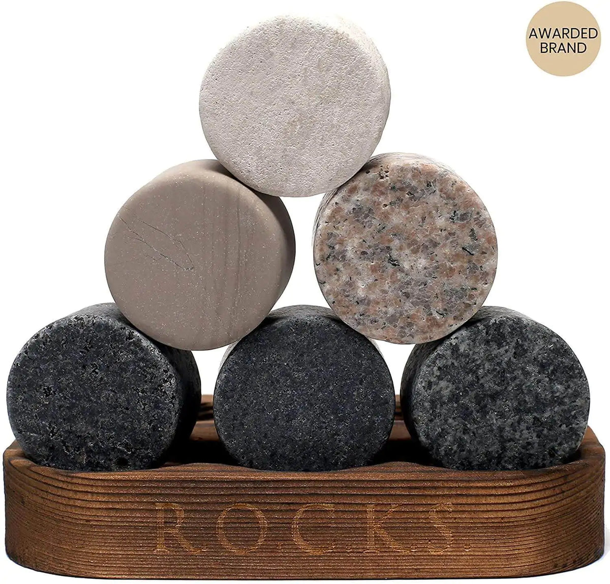 The Connoisseur's Set - Whiskey Stones & Twist Glass Edition Mimarta