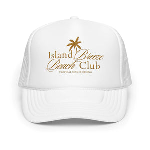 Foam Island Breeze Beach Club trucker hat Rieworkes
